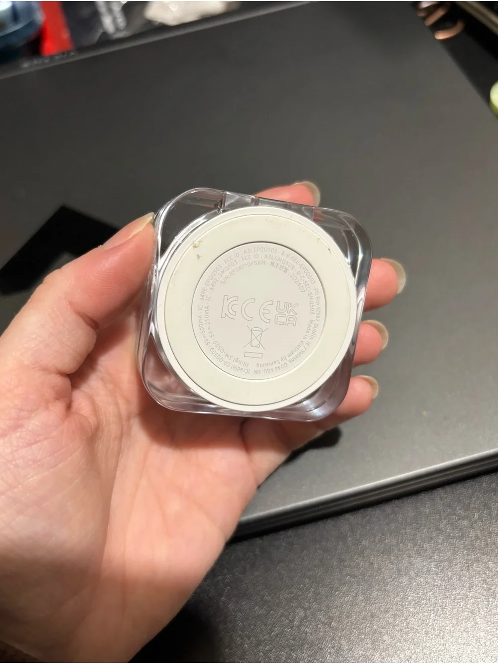 Samsung Galaxy Ring with Magnetic Wireless Charger - Size 10